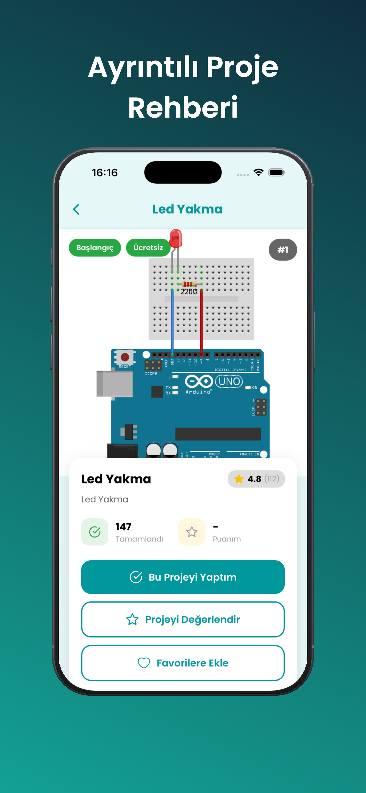 BlueGrays Arduino uygulama ekran görüntüsü 2