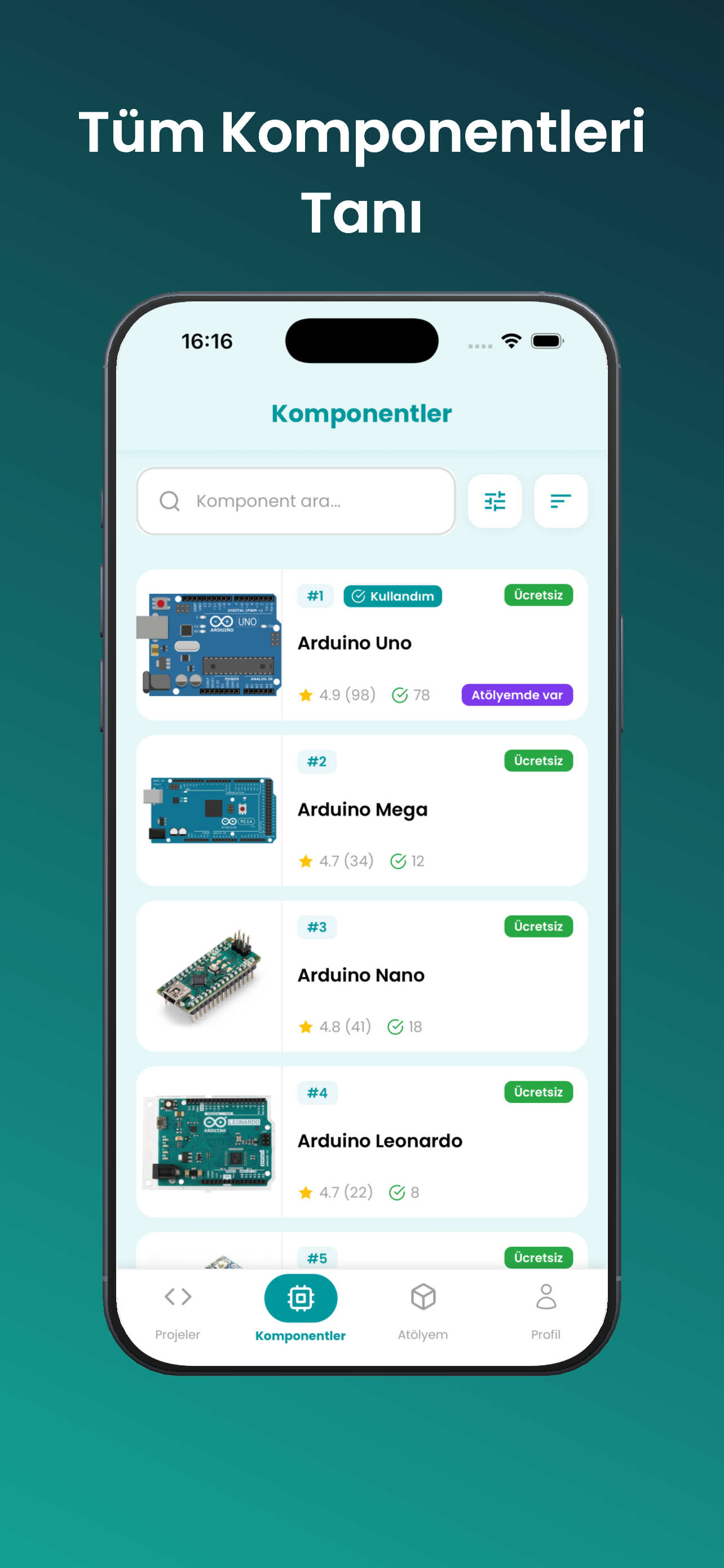 BlueGrays Arduino uygulama ekran görüntüsü 4
